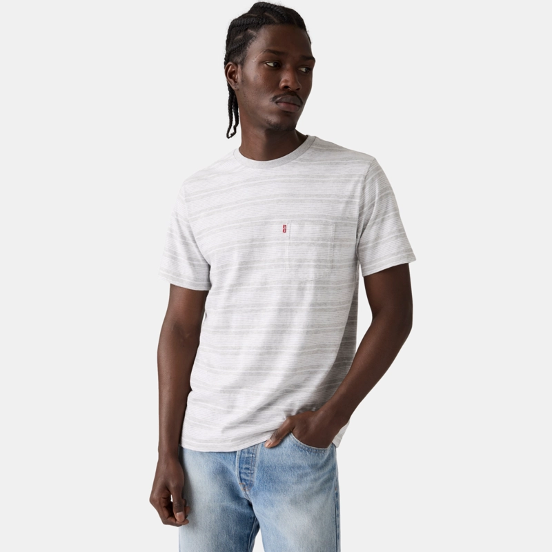 POLERA HOMBRE SS CLASSIC POCKET TEE GRIS LEVIS 19342-0521 - 4