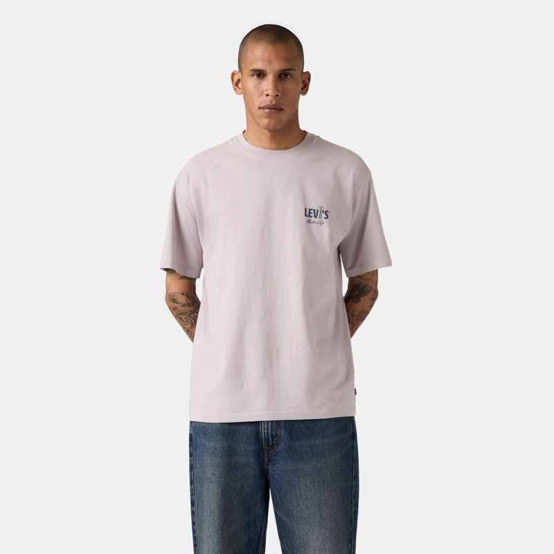 POLERA HOMBRE VINTAGE FIT GRAPHIC TEE GRIS LEVIS 87373-0456 - 1