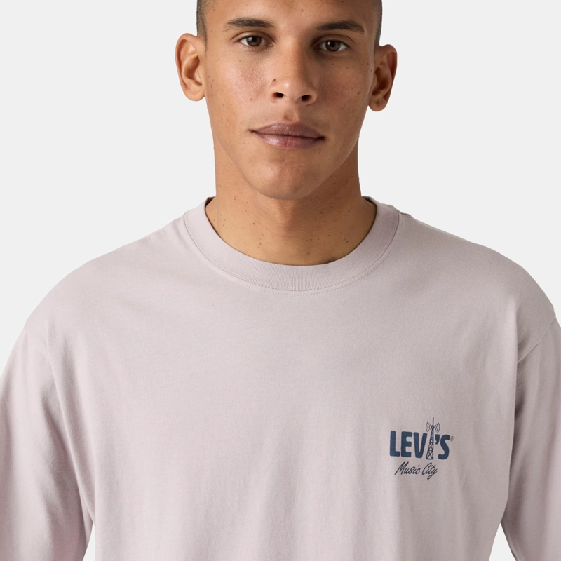 POLERA HOMBRE VINTAGE FIT GRAPHIC TEE GRIS LEVIS 87373-0456 - 4