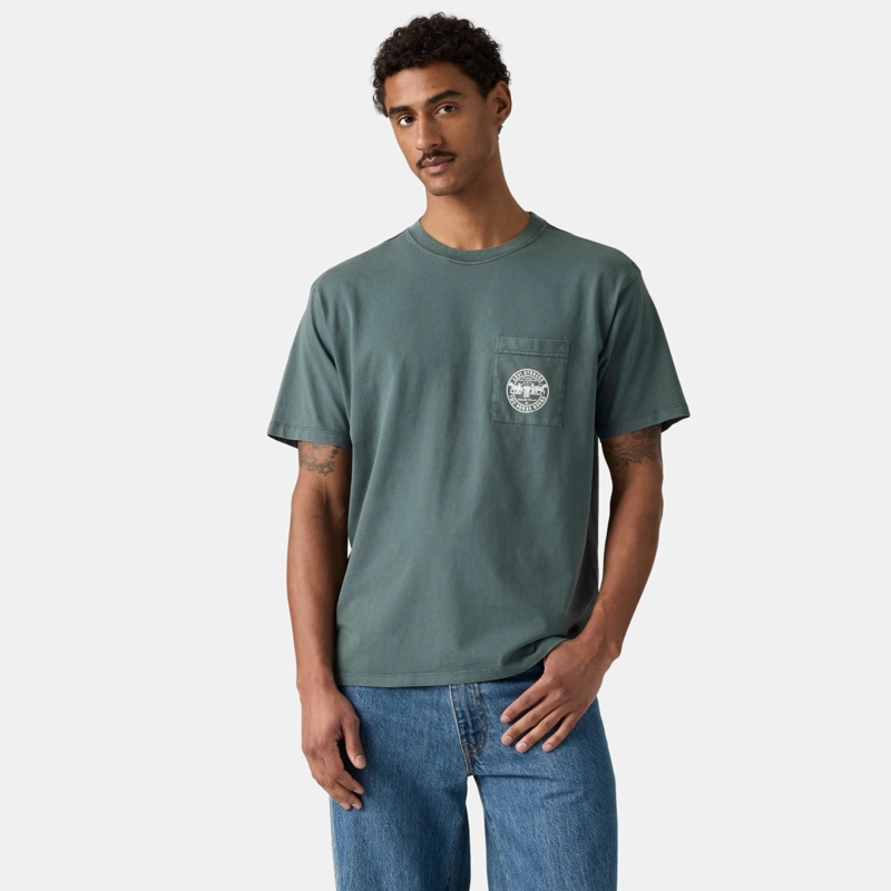 POLERA HOMBRE GRAPHIC VINTAGE FIT POCKET TEE GRIS LEVIS 005HV-0003 - 1