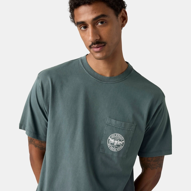 POLERA HOMBRE GRAPHIC VINTAGE FIT POCKET TEE GRIS LEVIS 005HV-0003 - 3