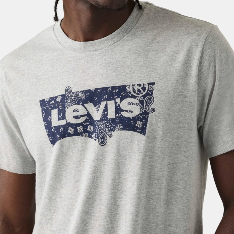POLERA HOMBRE GRAPHIC CREWNECK TEE GRIS LEVIS 22491-2156 - 4