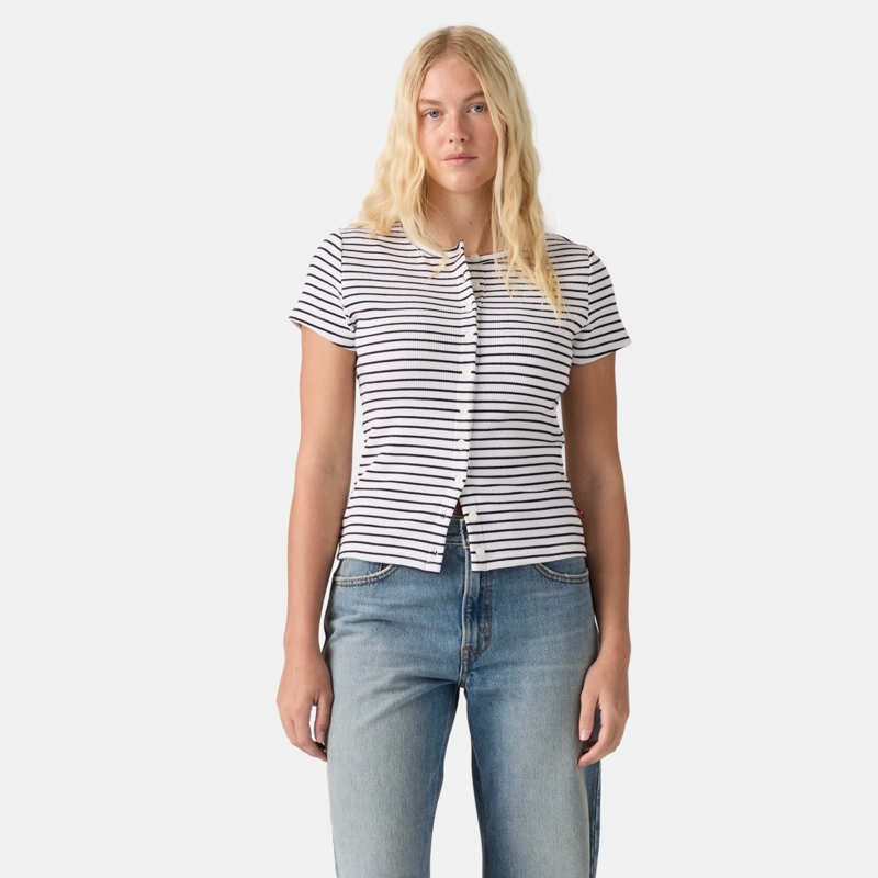 POLERA MUJER RORY BUTTON THROUGH SS MULTICOLOR LEVIS 0086M-0003 - 1