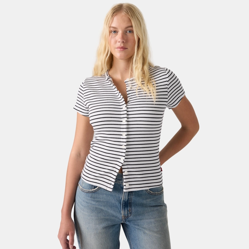 POLERA MUJER RORY BUTTON THROUGH SS MULTICOLOR LEVIS 0086M-0003 - 3