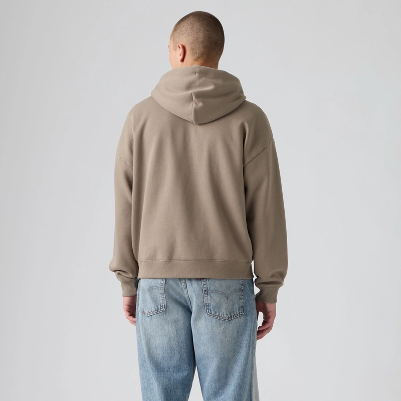 POLERON HOMBRE BOXY FULL ZIP CAFE LEVIS 004GY-0017 - 2