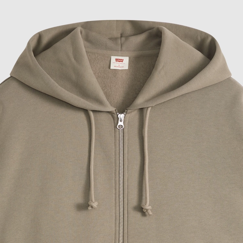 POLERON HOMBRE BOXY FULL ZIP CAFE LEVIS 004GY-0017 - 5
