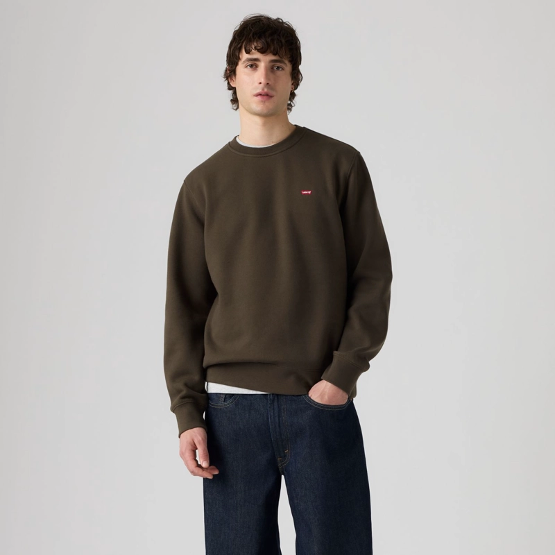 POLERON HOMBRE CORE CREW SWEATSHIRT CAFE LEVIS 34257-0080 - 1