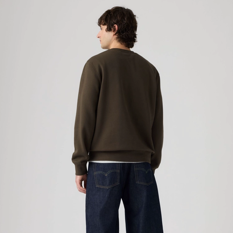 POLERON HOMBRE CORE CREW SWEATSHIRT CAFE LEVIS 34257-0080 - 2