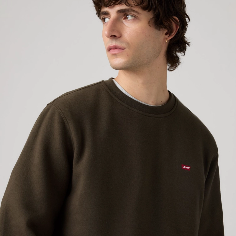 POLERON HOMBRE CORE CREW SWEATSHIRT CAFE LEVIS 34257-0080 - 4