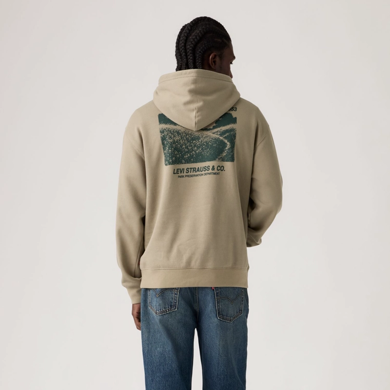 POLERON HOMBRE RELAXED GRAPHIC PO CAFE LEVIS 38479-0477 - 2