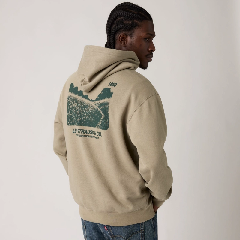 POLERON HOMBRE RELAXED GRAPHIC PO CAFE LEVIS 38479-0477 - 3