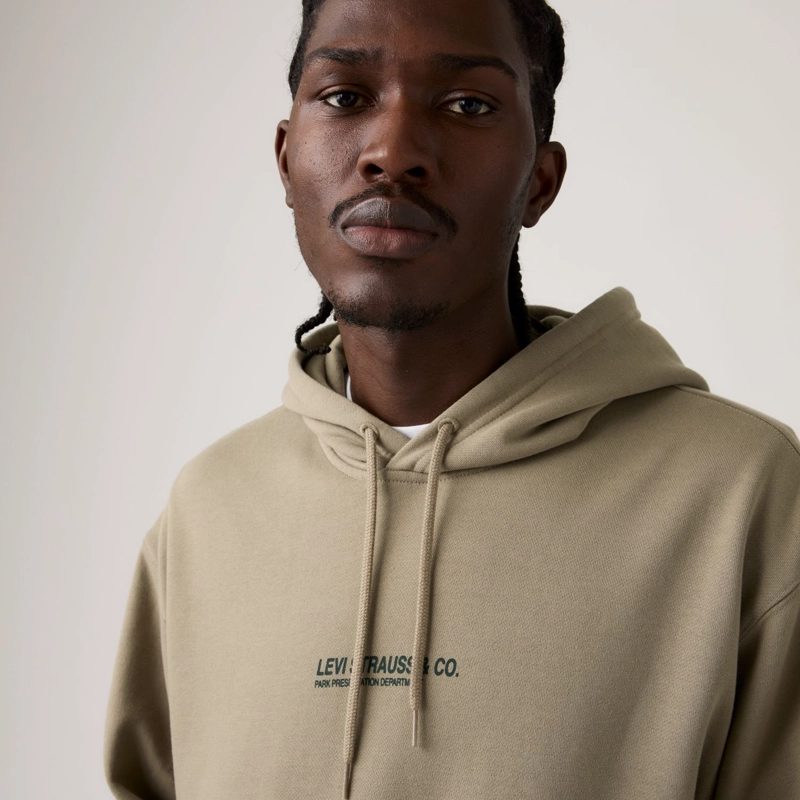 POLERON HOMBRE RELAXED GRAPHIC PO CAFE LEVIS 38479-0477 - 4