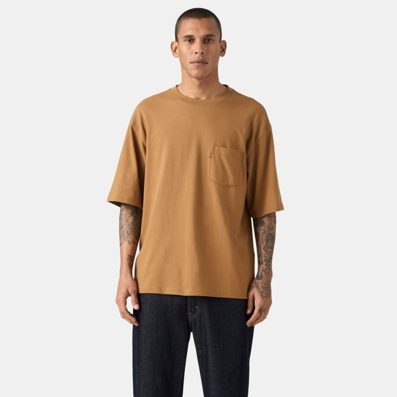 POLERA HOMBRE HALF SLV PKT TEE CAFE LEVIS 005OB-0012 - 1