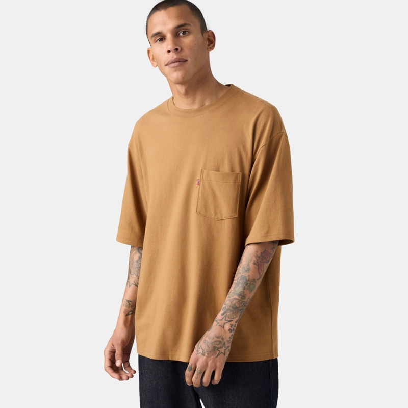 POLERA HOMBRE HALF SLV PKT TEE CAFE LEVIS 005OB-0012 - 3