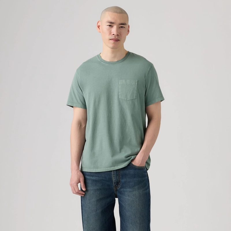 POLERA HOMBRE THE POCKET TEE VERDE LEVIS 005H0-0049 - 1