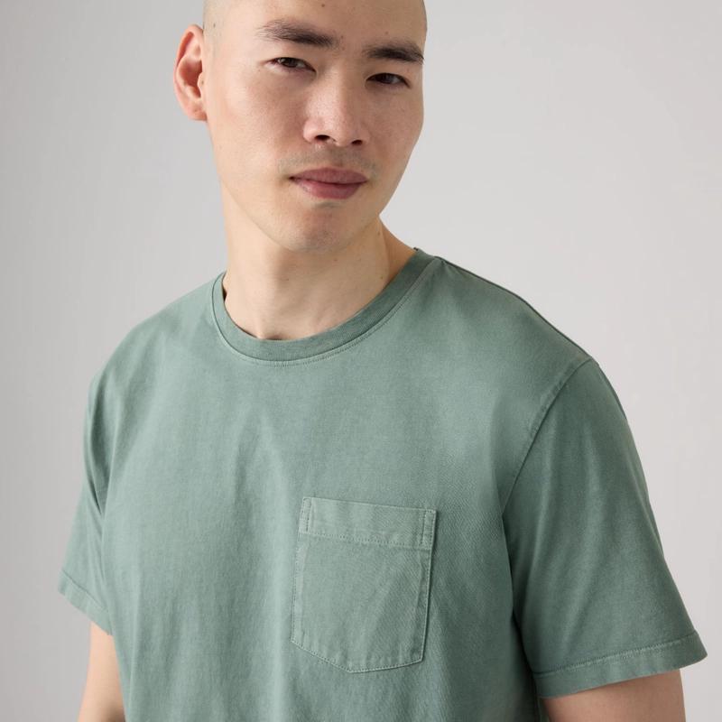 POLERA HOMBRE THE POCKET TEE VERDE LEVIS 005H0-0049 - 4