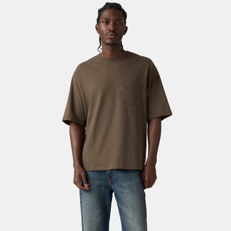 POLERA HOMBRE HALF SLV PKT TEE CAFE LEVIS 005OB-0014 - 1