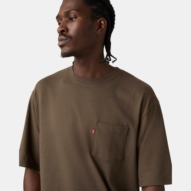 POLERA HOMBRE HALF SLV PKT TEE CAFE LEVIS 005OB-0014 - 4