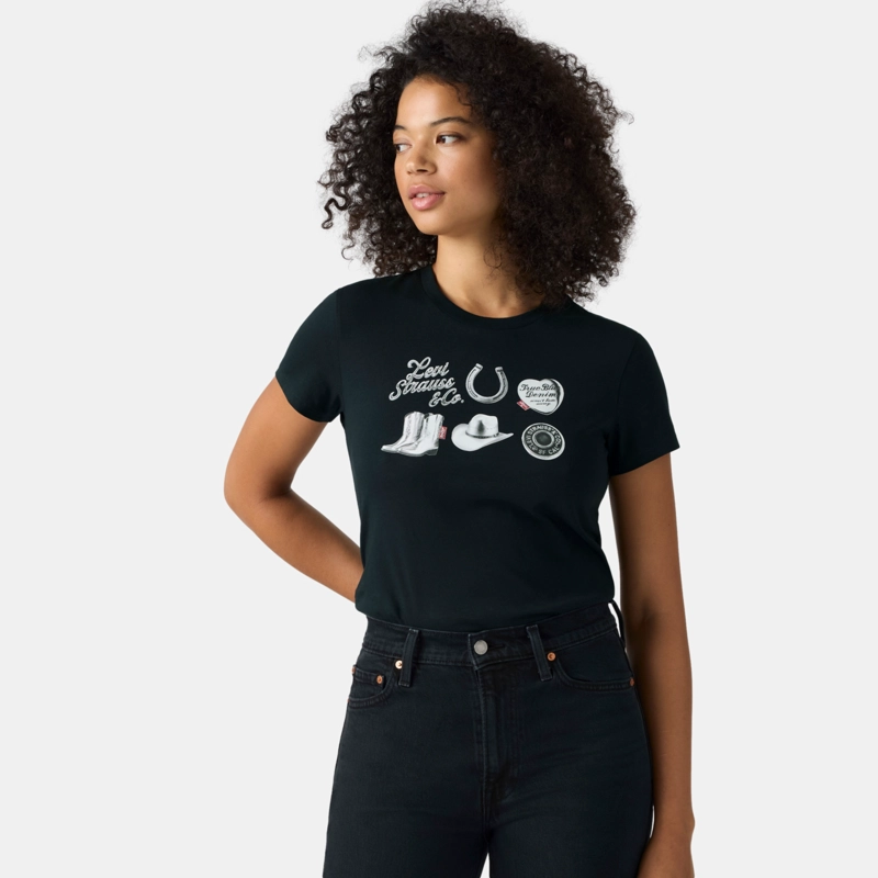 POLERA MUJER THE PERFECT TEE NEGRO LEVIS 17369-3503 - 4