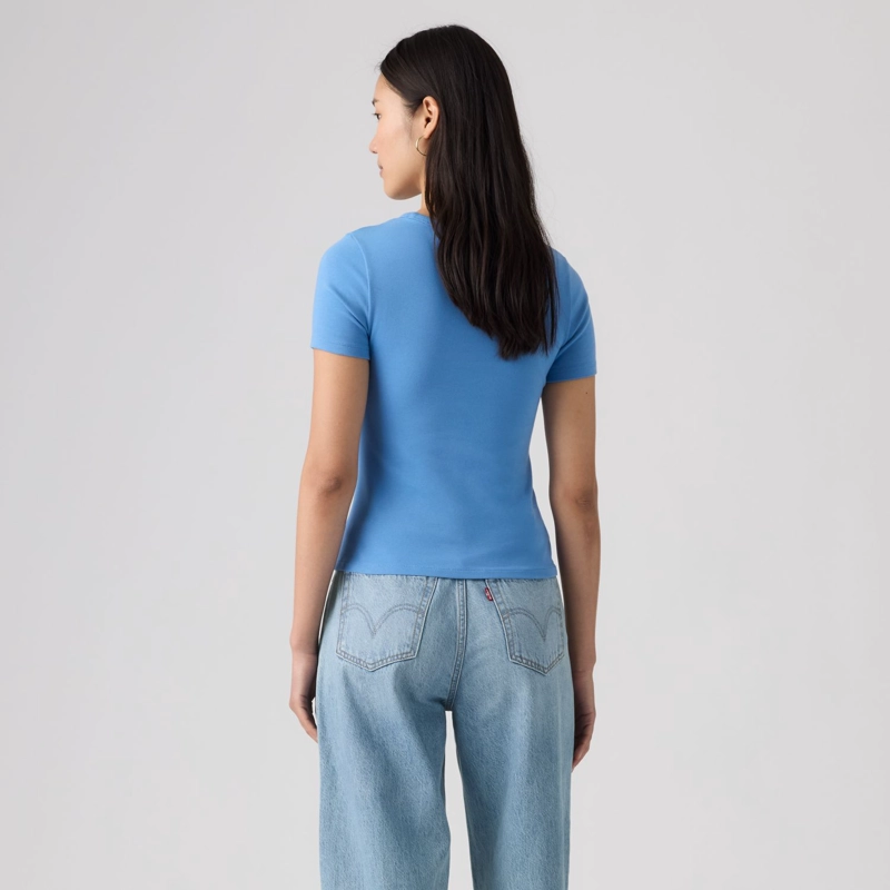 POLERA MUJER GR HAYES SS TEE CELESTE LEVIS 008A8-0006 - 2