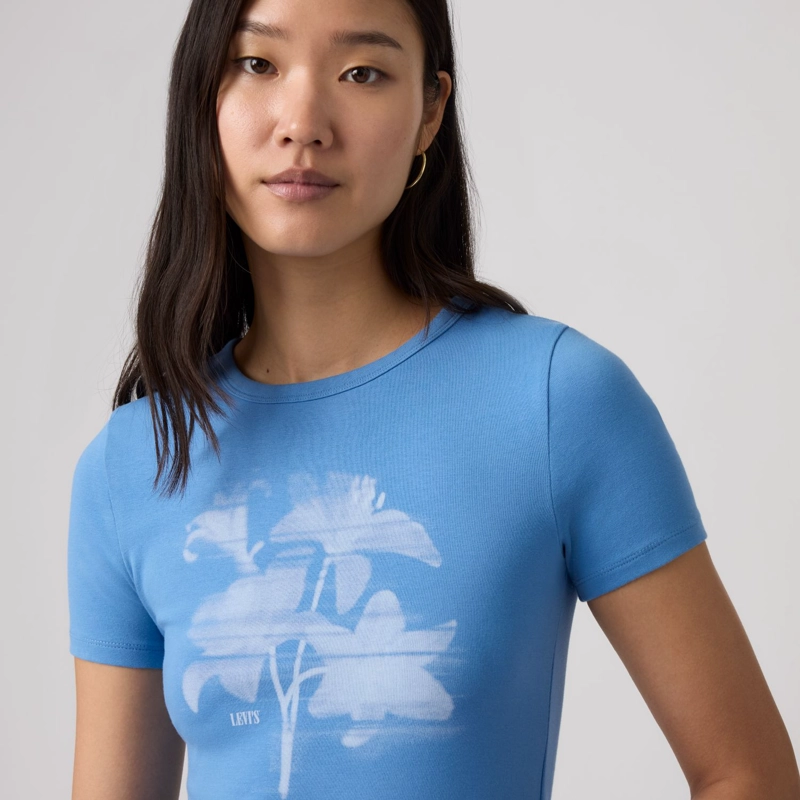 POLERA MUJER GR HAYES SS TEE CELESTE LEVIS 008A8-0006 - 4