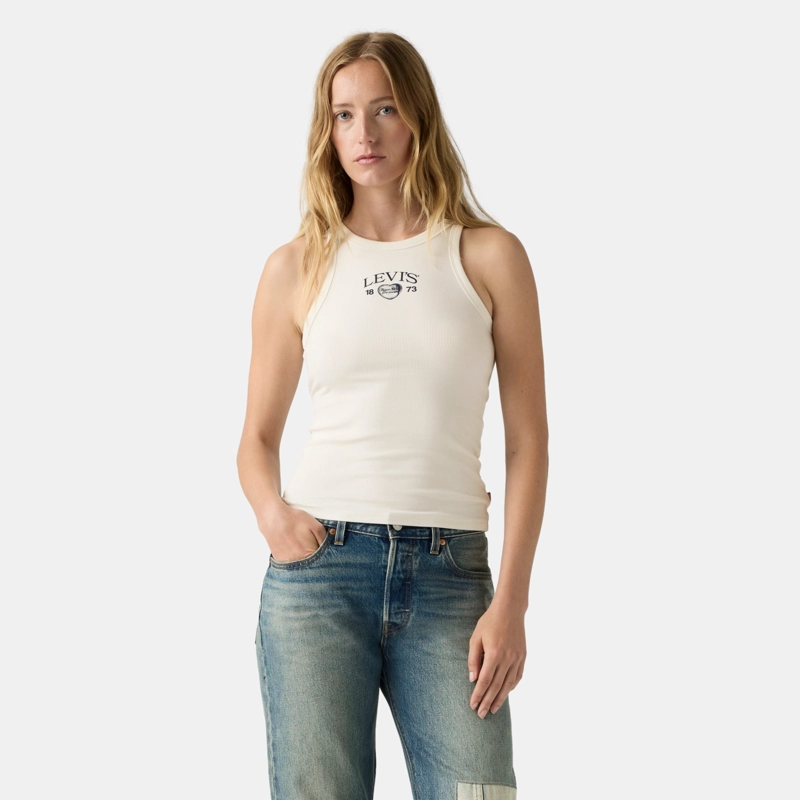 POLERA MUJER GR HAYES RACER TANK CREMA LEVIS 008CS-0000 - 1