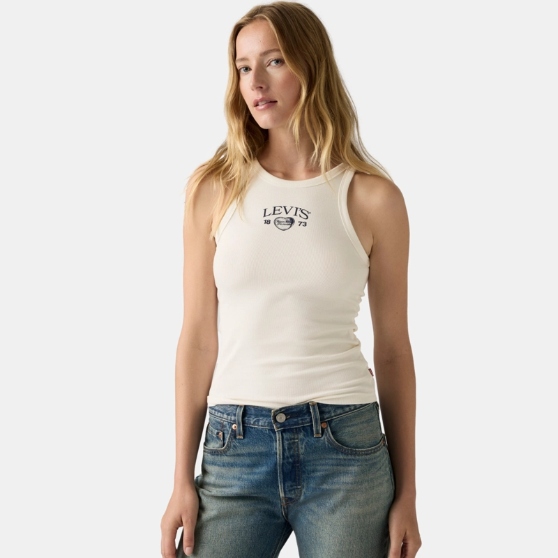 POLERA MUJER GR HAYES RACER TANK CREMA LEVIS 008CS-0000 - 3