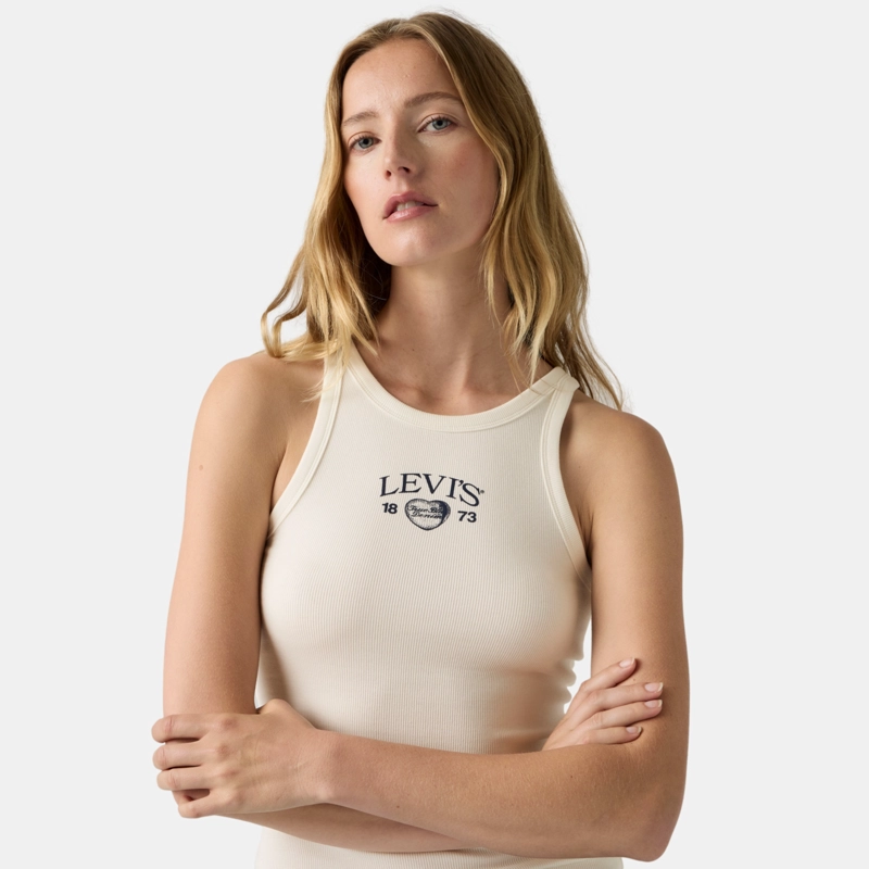 POLERA MUJER GR HAYES RACER TANK CREMA LEVIS 008CS-0000 - 4