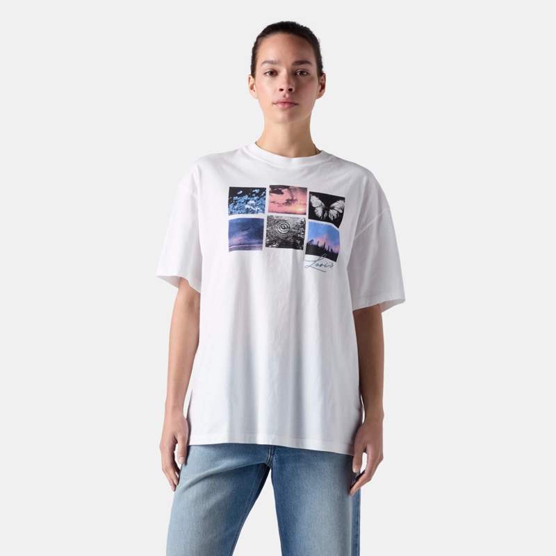 POLERA MUJER GR OVERSIZED ANYDAY BLANCO LEVIS 008AA-0002 - 1