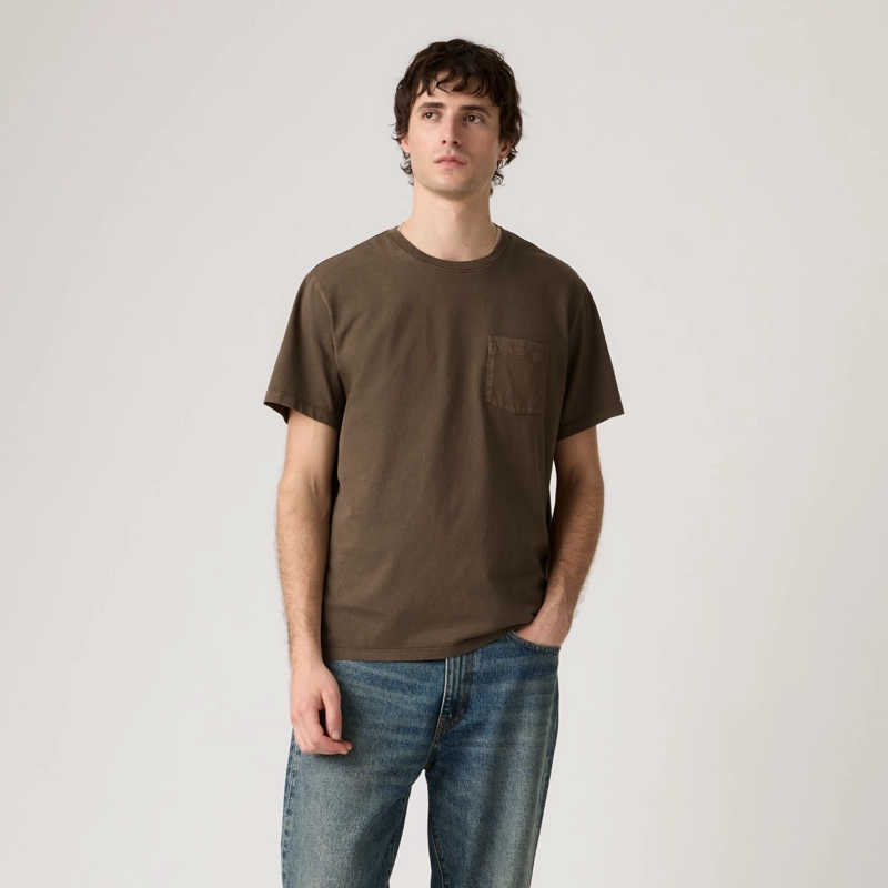 POLERA HOMBRE THE POCKET TEE CAFE LEVIS 005H0-0053 - 1
