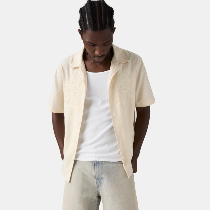 CAMISA HOMBRE SUNSET NO PKT CAMP STANDARD BEIGE LEVIS 005H5-0003 - 3