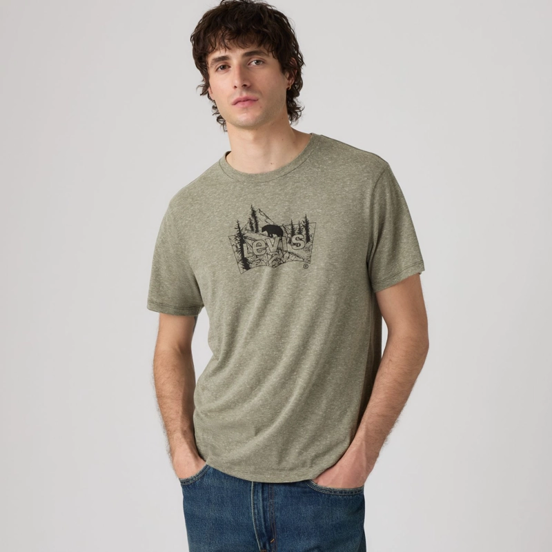 POLERA HOMBRE GRAPHIC CREWNECK TEE VERDE LEVIS 22491-2152 - 3