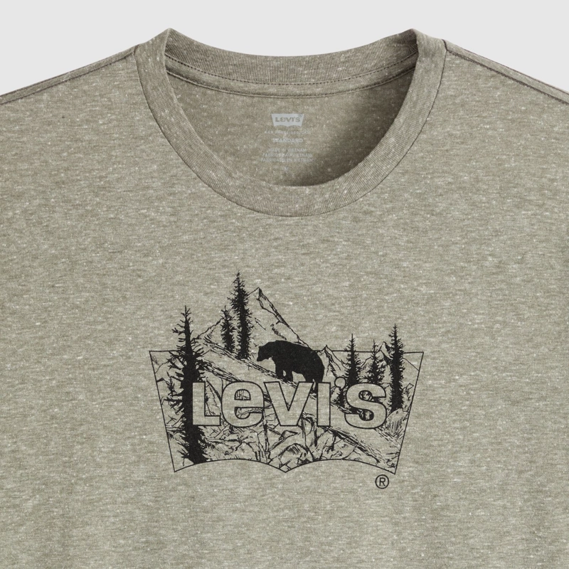 POLERA HOMBRE GRAPHIC CREWNECK TEE VERDE LEVIS 22491-2152 - 5