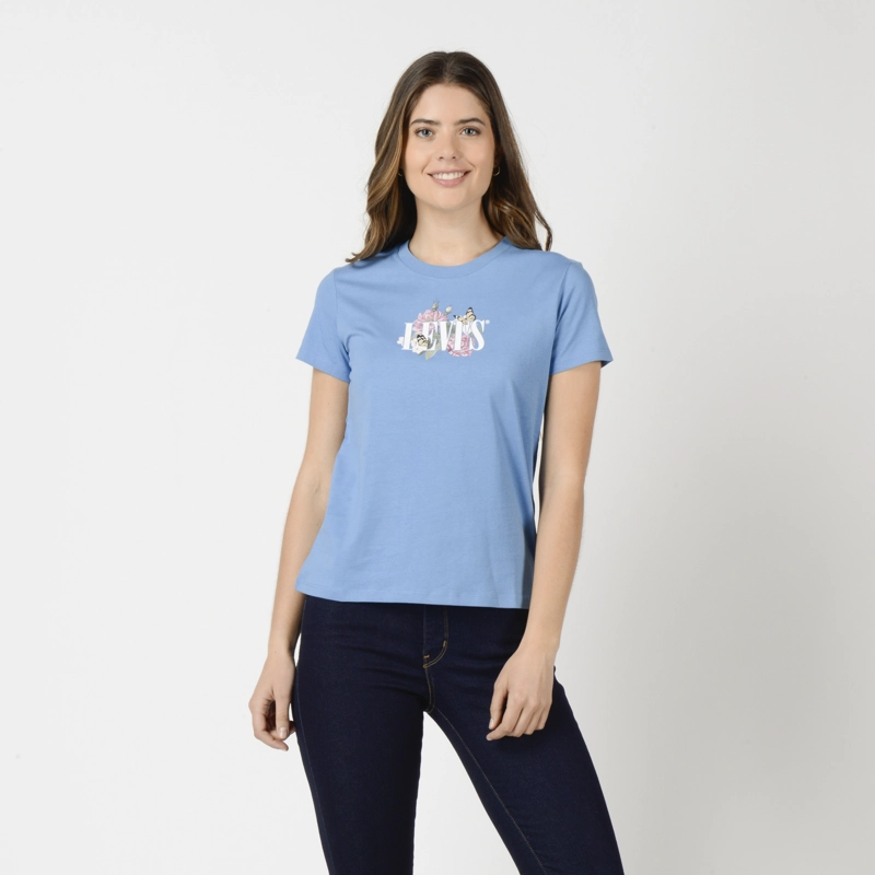 POLERA MUJER THE PERFECT TEE CELESTE LEVIS 17369-3558 - 1