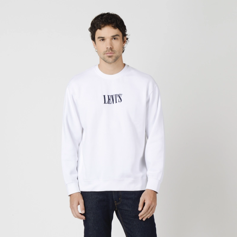 POLERON HOMBRE RELAXD GRAPHIC CREW BLANCO LEVIS 38712-0521 - 1