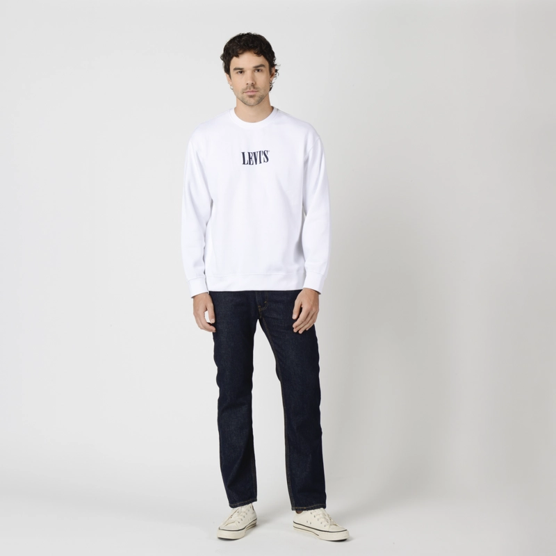 POLERON HOMBRE RELAXD GRAPHIC CREW BLANCO LEVIS 38712-0521 - 4