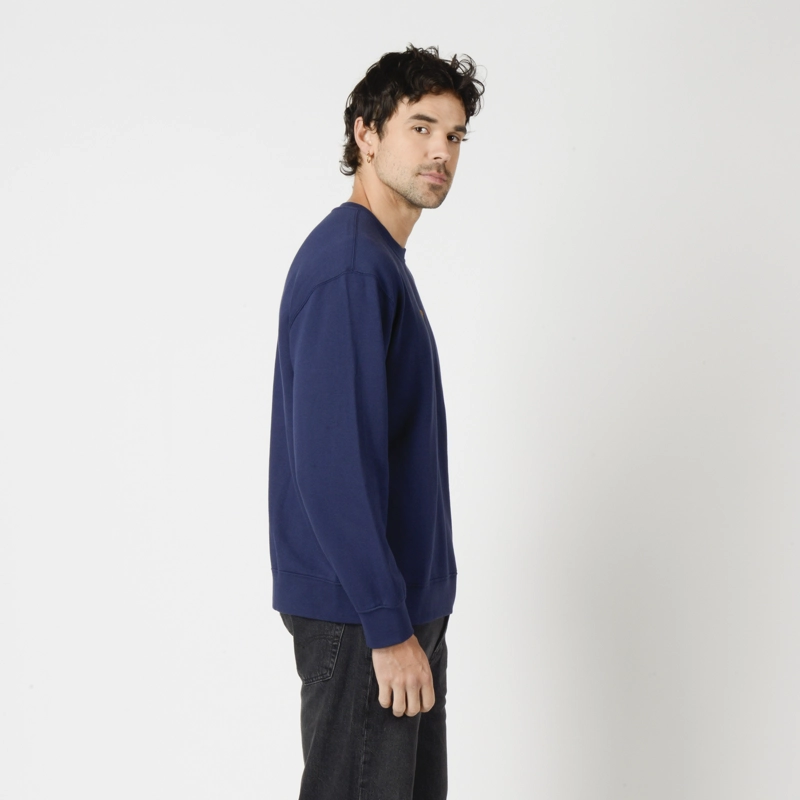 POLERON HOMBRE RELAXD GRAPHIC CREW AZUL LEVIS 38712-0522 - 2