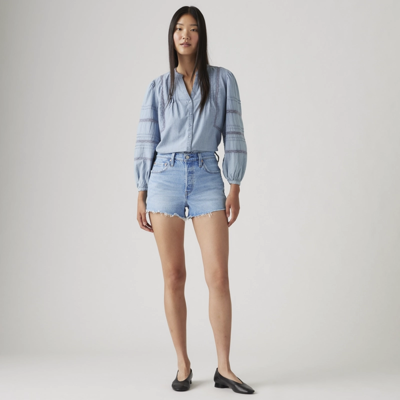 SHORT MUJER 501 ORIGINAL AZUL LEVIS 56327-0474 - 2