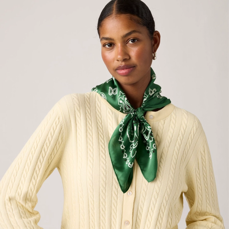 BANDANA MUJER SATIN BANDANA VERDE LEVIS 005G0-0000 - 1