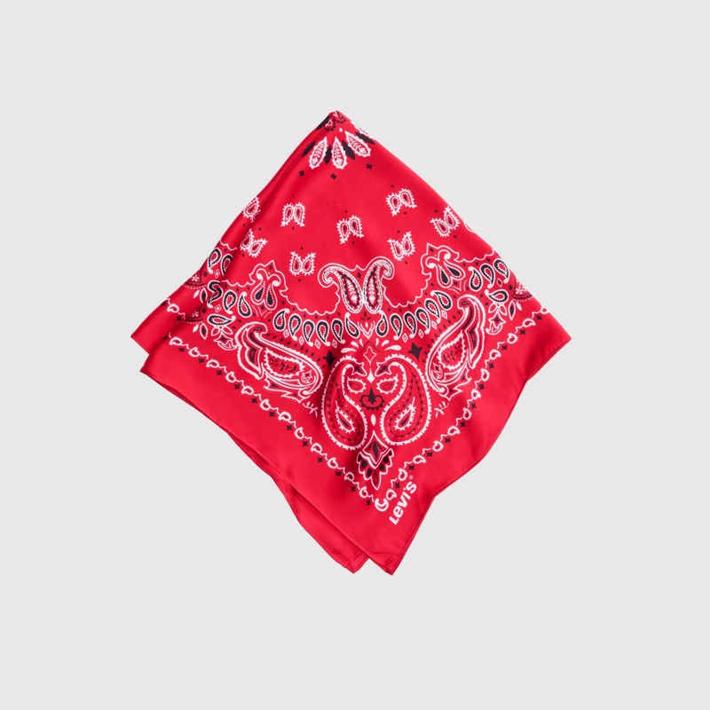 BANDANA MUJER SATIN BANDANA ROJO LEVIS 005G0-0001 - 2