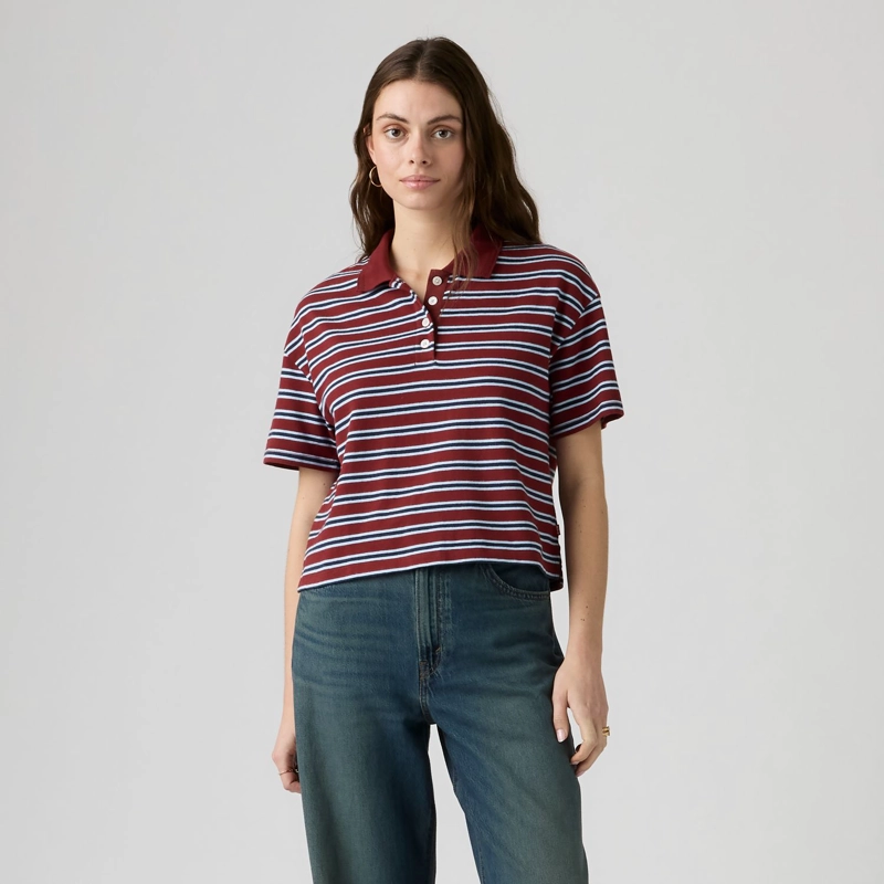 POLERA MUJER DIDION RUGBY POLO BURDEO LEVIS 008SU-0000 - 1