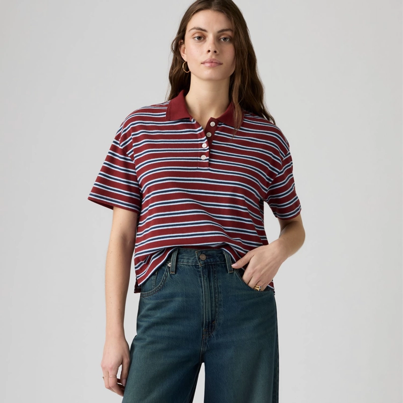 POLERA MUJER DIDION RUGBY POLO BURDEO LEVIS 008SU-0000 - 3