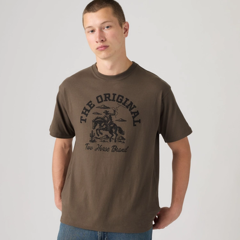 POLERA HOMBRE VINTAGE FIT GRAPHIC TEE CAFE LEVIS 87373-0492 - 3