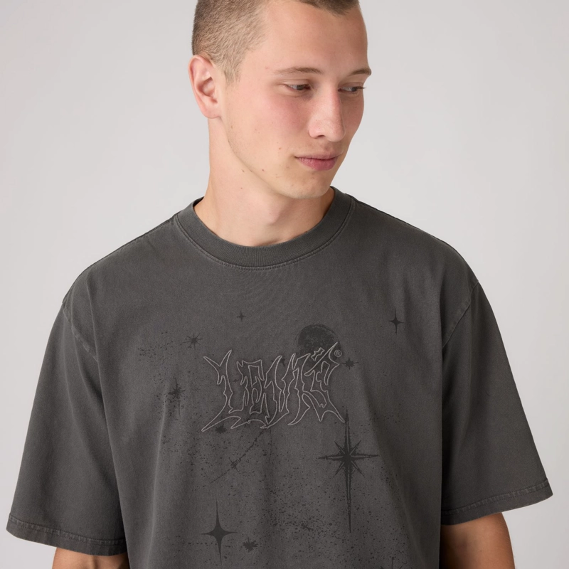 POLERA HOMBRE HALF SLEEVE TEE NEGRO LEVIS A5805-0066 - 4
