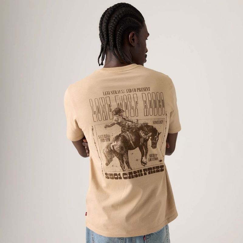 POLERA HOMBRE GRAPHIC CREWNECK TEE BEIGE LEVIS 22491-2148 - 4