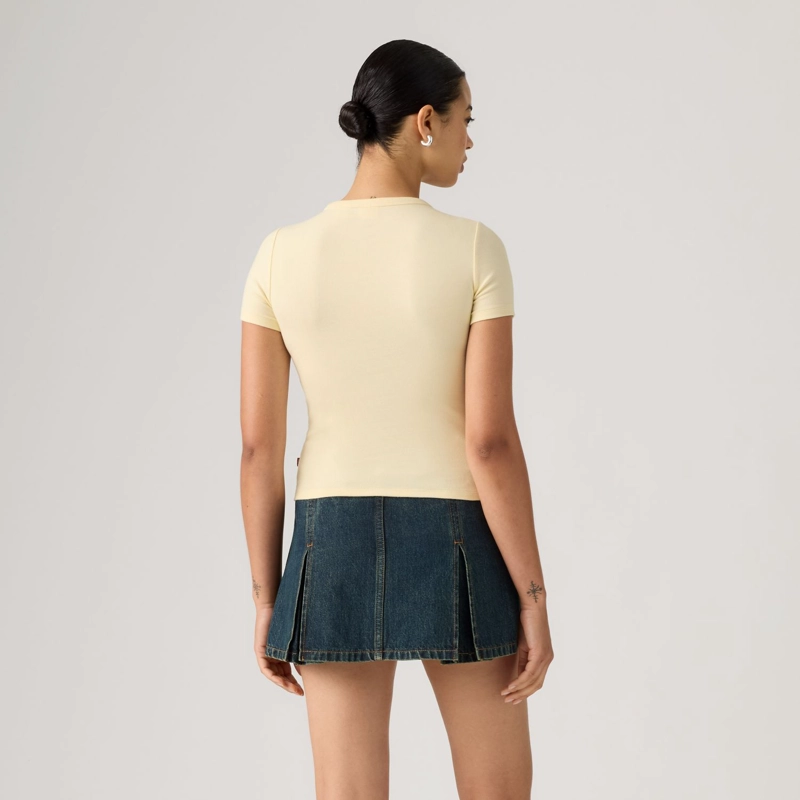 POLERA MUJER GR HAYES SS TEE AMARILLO LEVIS 008A8-0008 - 2
