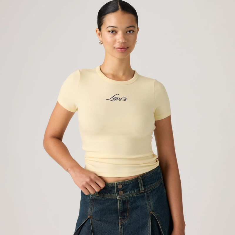 POLERA MUJER GR HAYES SS TEE AMARILLO LEVIS 008A8-0008 - 3