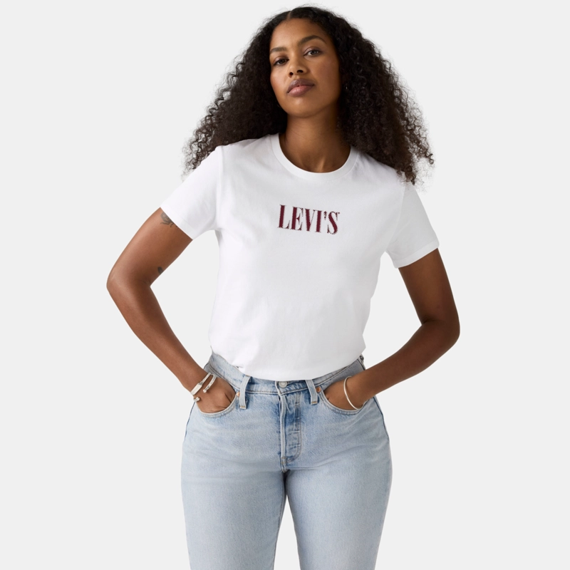 POLERA MUJER THE PERFECT TEE BLANCO LEVIS 17369-3493 - 3
