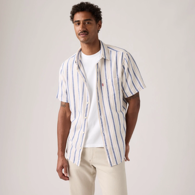 CAMISA HOMBRE S/S SUNSET 1 PKT STANDRD GRIS LEVIS 86624-0078 - 3