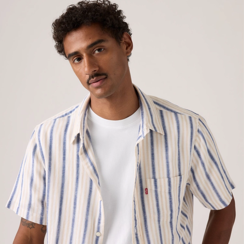 CAMISA HOMBRE S/S SUNSET 1 PKT STANDRD GRIS LEVIS 86624-0078 - 4